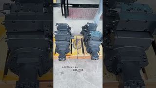 【অন-সাইট শুটিং 2 ইউনিট Komatsu PC1250-8 হাইড্রোলিক পাম্প চালান?