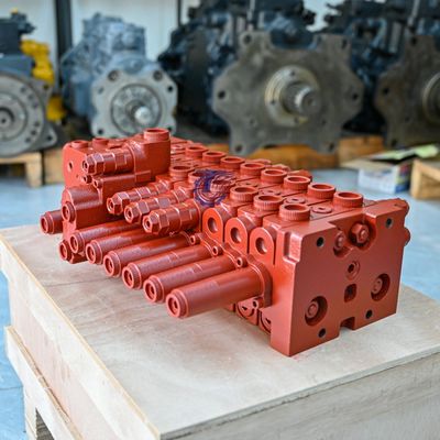 হিটাচি EX55 ZAX60 Kobelco SK60 খননকারীর জন্য নাচি নিয়ন্ত্রণ ভালভ DPK-T04-8P-DC-7815F
