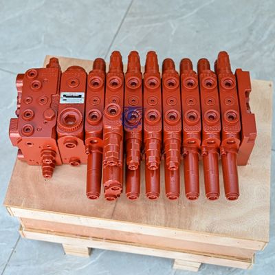 হিটাচি EX55 ZAX60 Kobelco SK60 খননকারীর জন্য নাচি নিয়ন্ত্রণ ভালভ DPK-T04-8P-DC-7815F