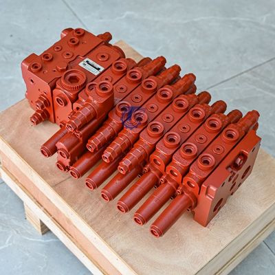 হিটাচি EX55 ZAX60 Kobelco SK60 খননকারীর জন্য নাচি নিয়ন্ত্রণ ভালভ DPK-T04-8P-DC-7815F