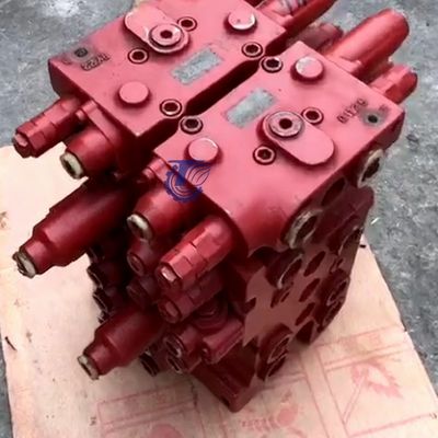 SK130 SK135 SK140-8 প্রধান নিয়ন্ত্রণ ভালভ Kobelco Excavator Parts জন্য বিতরণ ভালভ সিরিজ