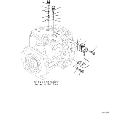 708-1g-00060 708-1g-01060 708-1g-04310 Komatsu Wa470-6 Wa480-6 হাইড্রোলিক পিস্টন প্রধান পাম্প লোডার পাম্প অরিজিনালের জন্য