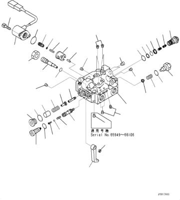 708-1W-00740 708-1W-00882 708-1W-00881 Komatsu এর জন্য WA380-6 WA430-6 হুইল লোডার পাম্প হাইড্রোলিক তেল পাম্প