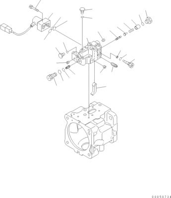 708-1U-00171 708-1U-00150 708-1U-00151 Komatsu এর জন্য WA380-6 WA430-6 হাইড্রোলিক পাম্প স্টিয়ারিং পাম্প