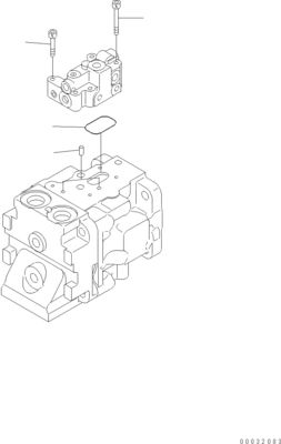 708-1U-00171 708-1U-00150 708-1U-00151 Komatsu এর জন্য WA380-6 WA430-6 হাইড্রোলিক পাম্প স্টিয়ারিং পাম্প