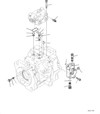 708-1U-00120 708-1U-00140 708-1U-00170 Komatsu এর জন্য WA380-6 WA430-6 হাইড্রোলিক পাম্প স্টিয়ারিং পাম্প