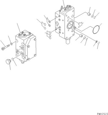 708-45-10204 708-4L-00910 708-45-11204 Komatsu WA700-3 WA800-3 হাইড্রোলিক পাম্প সুইচ পাম্প মূল উচ্চ মানের জন্য