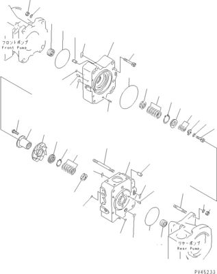 708-45-10204 708-4L-00910 708-45-11204 Komatsu WA700-3 WA800-3 হাইড্রোলিক পাম্প সুইচ পাম্প মূল উচ্চ মানের জন্য