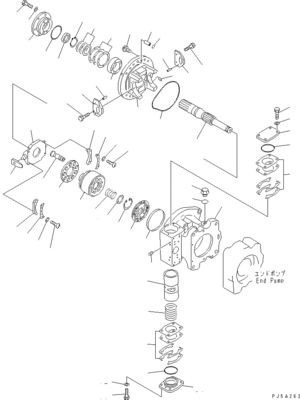 708-45-10204 708-4L-00910 708-45-11204 Komatsu WA700-3 WA800-3 হাইড্রোলিক পাম্প সুইচ পাম্প মূল উচ্চ মানের জন্য