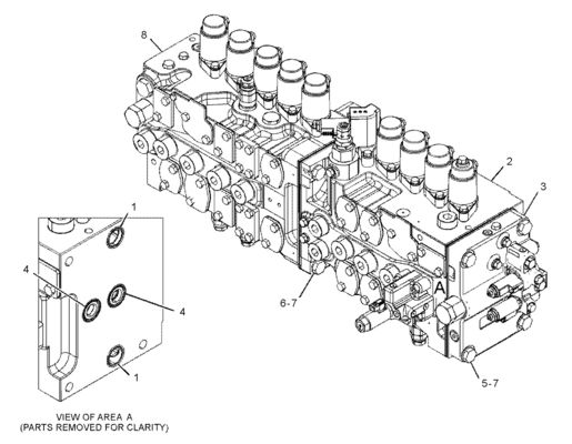 CAT 455-2663 424-937 প্রধান নিয়ন্ত্রণ ভালভ 349E 349F 352 খনি নির্মাণ ধ্বংস প্রকৌশল যন্ত্রপাতি যন্ত্রাংশ