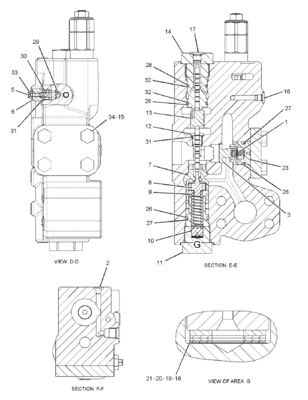CAT 455-2663 424-937 প্রধান নিয়ন্ত্রণ ভালভ 349E 349F 352 খনি নির্মাণ ধ্বংস প্রকৌশল যন্ত্রপাতি যন্ত্রাংশ