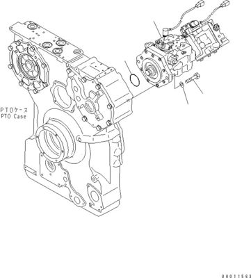708-1W-00600 708-1S-00910 R7081S00910 R7081W00600 Komatsu D475A-5 জন্য বুলডোজার হাইড্রোলিক ফ্যান পাম্প পিস্টন পাম্প মূল