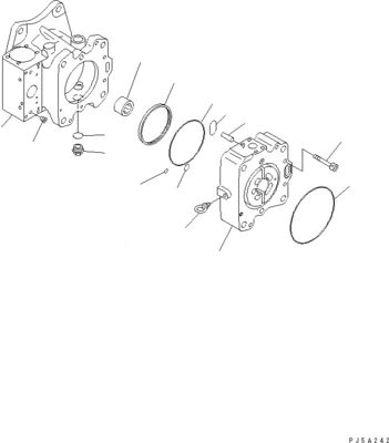 708-4L-00910 708-45-10204 708-4L-00911 Komatsu WA800-3 WA900-3 জন্য হাইড্রোলিক সুইচ পাম্প প্রধান পাম্প উচ্চ মানের