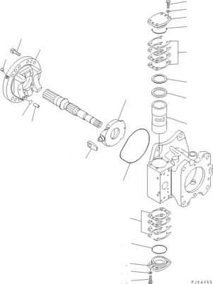 708-4L-00910 708-45-10204 708-4L-00911 Komatsu WA800-3 WA900-3 জন্য হাইড্রোলিক সুইচ পাম্প প্রধান পাম্প উচ্চ মানের