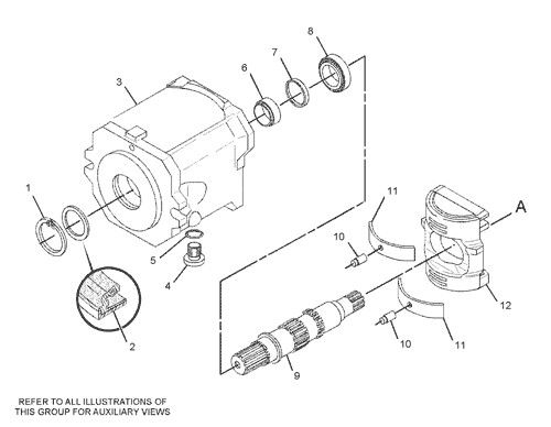 299-5790 20R3400 CAT ট্র্যাকের জন্য D7R II D7R XR HPR135 পাম্প GP-পিস্টন IMPLEMENT স্টিয়ারিং হাইড্রোলিক মেইন পাম্প পরে বাজার