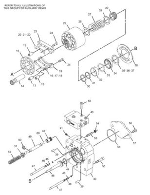 299-5790 20R3400 CAT ট্র্যাকের জন্য D7R II D7R XR HPR135 পাম্প GP-পিস্টন IMPLEMENT স্টিয়ারিং হাইড্রোলিক মেইন পাম্প পরে বাজার