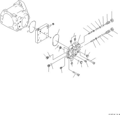708-1L-00340 708-1L-01340 708-1L-04010 Komatsu বুলডোজার D275A-5D হাইড্রোলিক ওয়ার্ক ইকুইপমেন্ট পাম্প মূল প্রধান পাম্পের জন্য