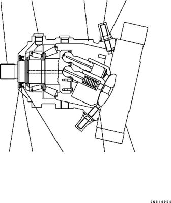 417-18-31301 417-18-31302 417-18-31201 Komatsu জন্য WHEEL LOADER WA200-5 WA200PT-5 হাইড্রোলিক মোটর HST পাম্প পরে বাজার