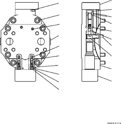417-18-31301 417-18-31302 417-18-31201 Komatsu জন্য WHEEL LOADER WA200-5 WA200PT-5 হাইড্রোলিক মোটর HST পাম্প পরে বাজার