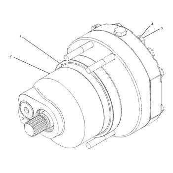 228-3238 20R6810 CAT 374D 374F Excavator জন্য হাইড্রোলিক ভ্রমণ মোটর