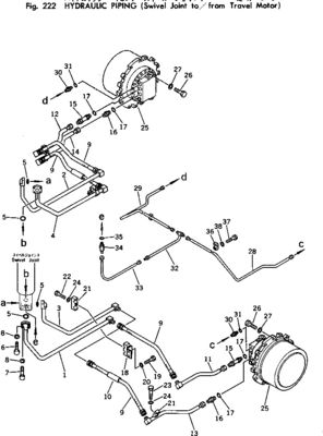 21K-60-00020 Komatsu PC150-1 এক্সকাভেটর ট্র্যাভেল অ্যাসেম্বলির জন্য চূড়ান্ত ড্রাইভ অরিজিনাল ট্র্যাভেল মোটর আফটারমার্কেট উচ্চ মানের