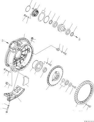 17M-27-00310 17M-27-00321 Komatsu Bulldozer D275AX-5EO ট্রাভেল অ্যাসেম্বলি ফাইনাল ড্রাইভ ট্র্যাভেল মোটর অরিজিনাল আফটারমার্কেটের জন্য