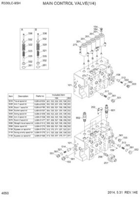 31N9-17000P 31Q9-17001P 31Q9-17002P হুন্ডাই এক্সক্যাভেটর R330LC-9S R330LC-9SH জন্য হাইড্রোলিক প্রধান নিয়ন্ত্রণ ভালভ নির্মাণ যন্ত্রপাতি যন্ত্রাংশ পরবিক্রয় উচ্চ মানের মূল