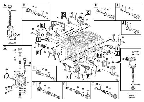 VOE14634178 VOE 14634178 জন্য ভলভো EC480D EC480DHR Excavator হাইড্রোলিক প্রধান নিয়ন্ত্রণ ভালভ নির্মাণ যন্ত্রপাতি যন্ত্রাংশ পরবিক্রয় উচ্চ মানের মূল