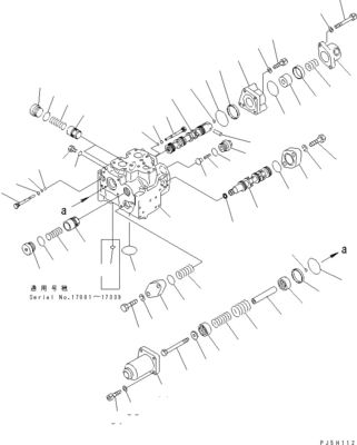 নির্মাণ যন্ত্রপাতি যন্ত্রাংশ Komatsu D375A-3A D375A-3D D375A-3 বুলডোজার জন্য মাস্টার কন্ট্রোল ভালভ