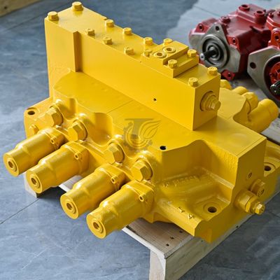 723-63-12101 723-63-12100 723-63-11104 Komatsu D65E D65E-12 D85E D85ESS Excavator Wheel Loader Parts Aftermarket মূল জন্য হাইড্রোলিক প্রধান নিয়ন্ত্রণ ভালভ