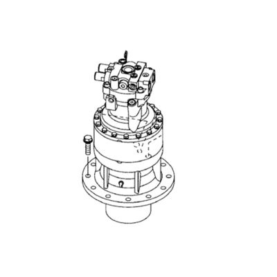 KRC10010 সুইং ডিভাইস ASSY / সুইং গিয়ারবক্স / সুইং রিডাকশন গিয়ার কেস SH200-5 CX210C CX210B এক্সক্যাভেটর পার্টস পরে বাজার ORIGINAL